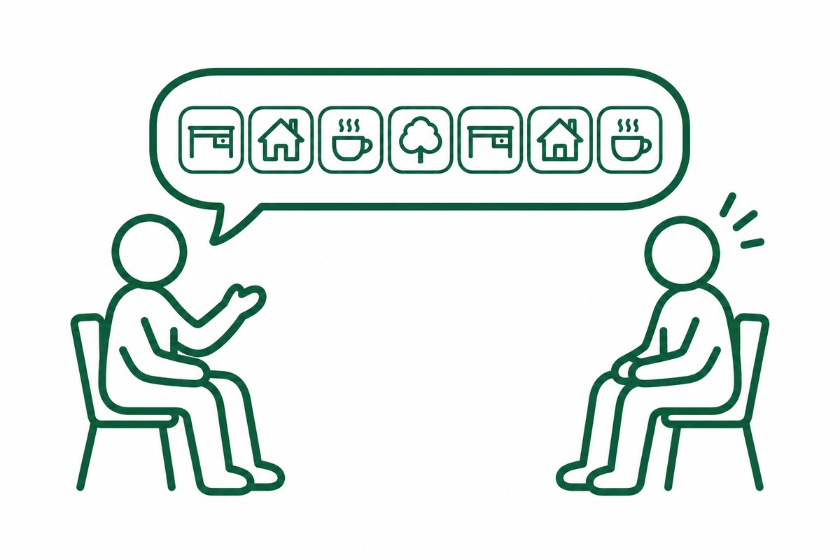 本人が過ごしたい日々まで聞く図